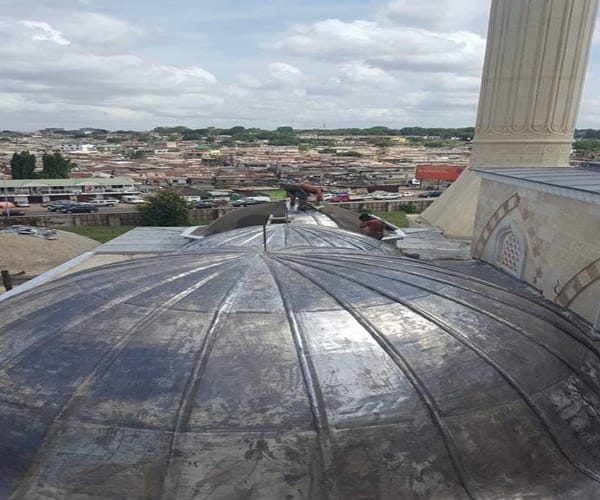 Camii Kubbe Şadırvan minare Kurşun Alüminyum Bakır Kaplama Fiyatları